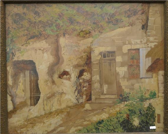 "Höhlenkate" by C. Binard, dated 1922