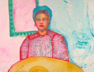 Rajae Qarrou: Red Dot - Galería Azur, Miami