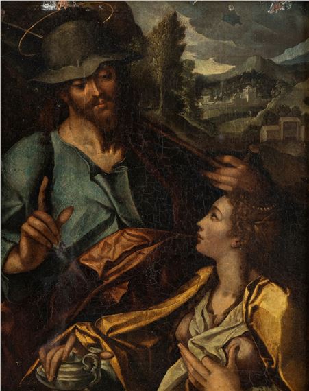 Noli me tangere by Bartholomeus Spranger, executed in 1591