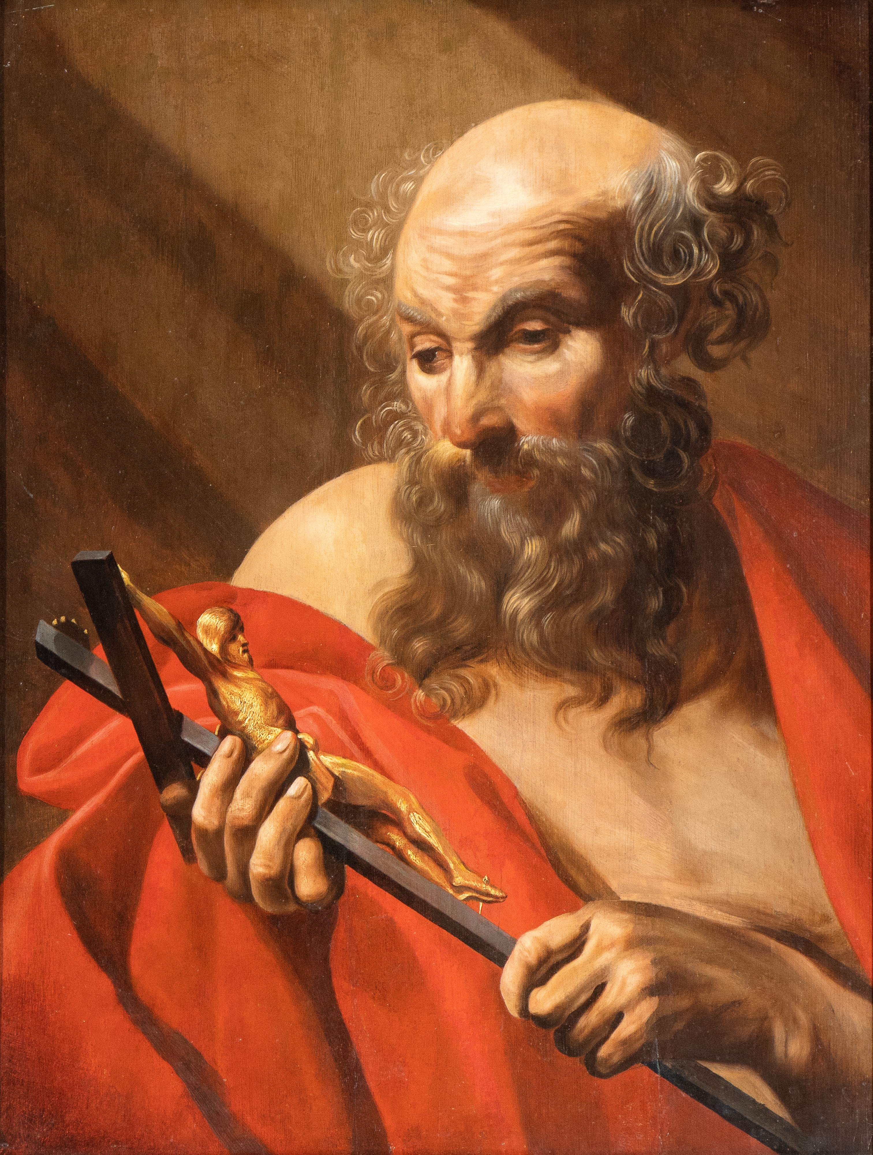 Dutch School, 17th Century | Saint Jerome in the act of contemplating ...