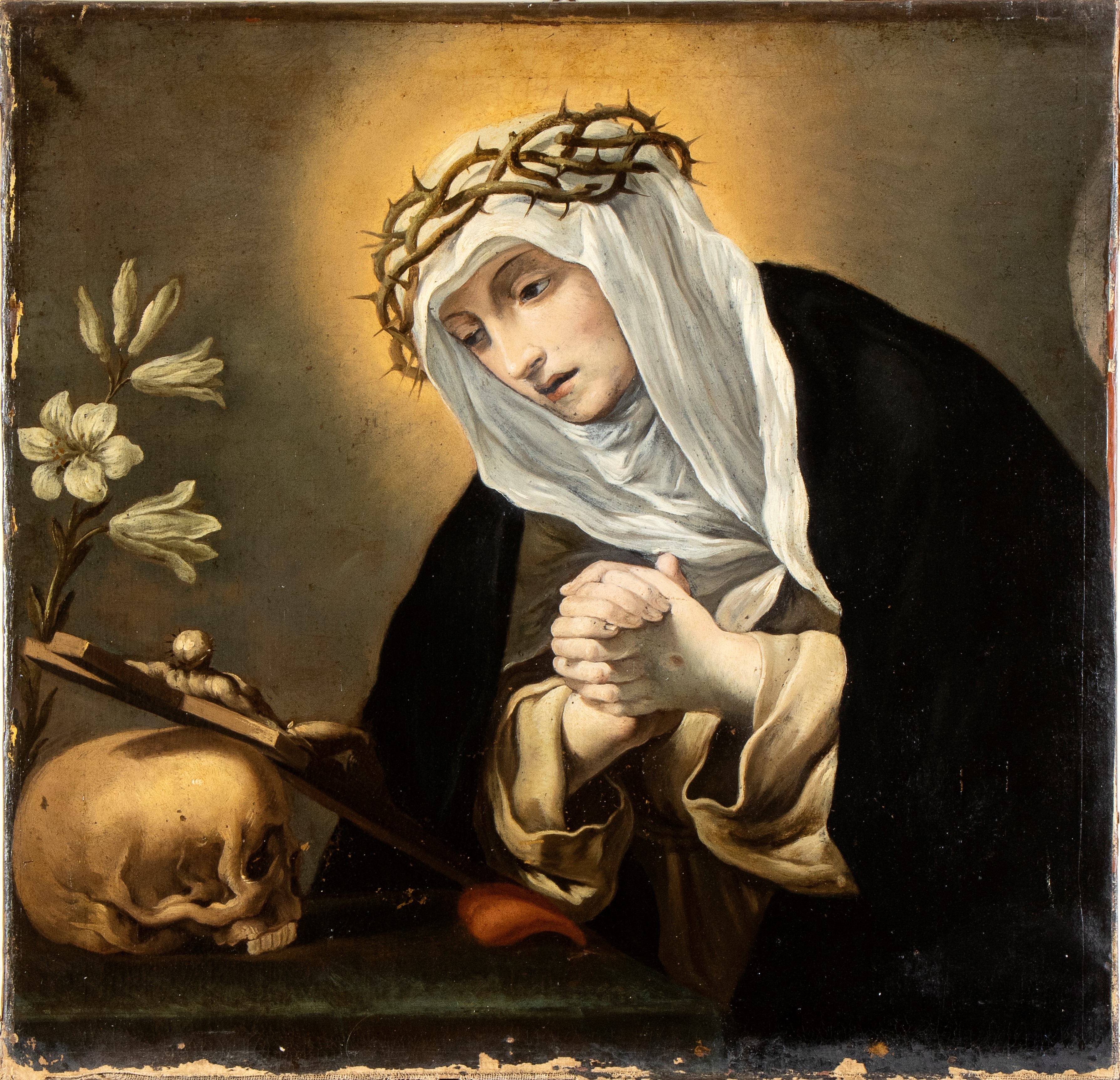 Florentine School, 17th Century | Saint Catherine of Siena | MutualArt