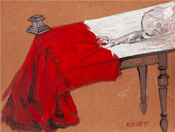 "It slid off the table" by Leszek Sobocki