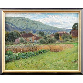 Sommerlandschaft in Thüringen am Dorfrand - Erwin Braune
