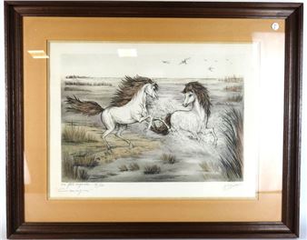 Horses of the Camargue - Thérése Adam