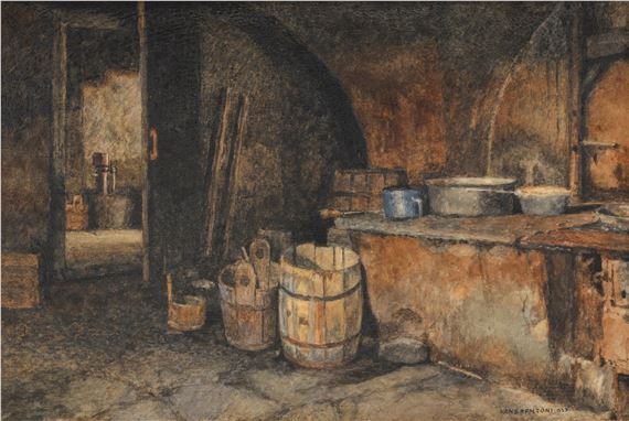 Hans Ranzoni I | Bäuerliches Interieur (1923) | MutualArt