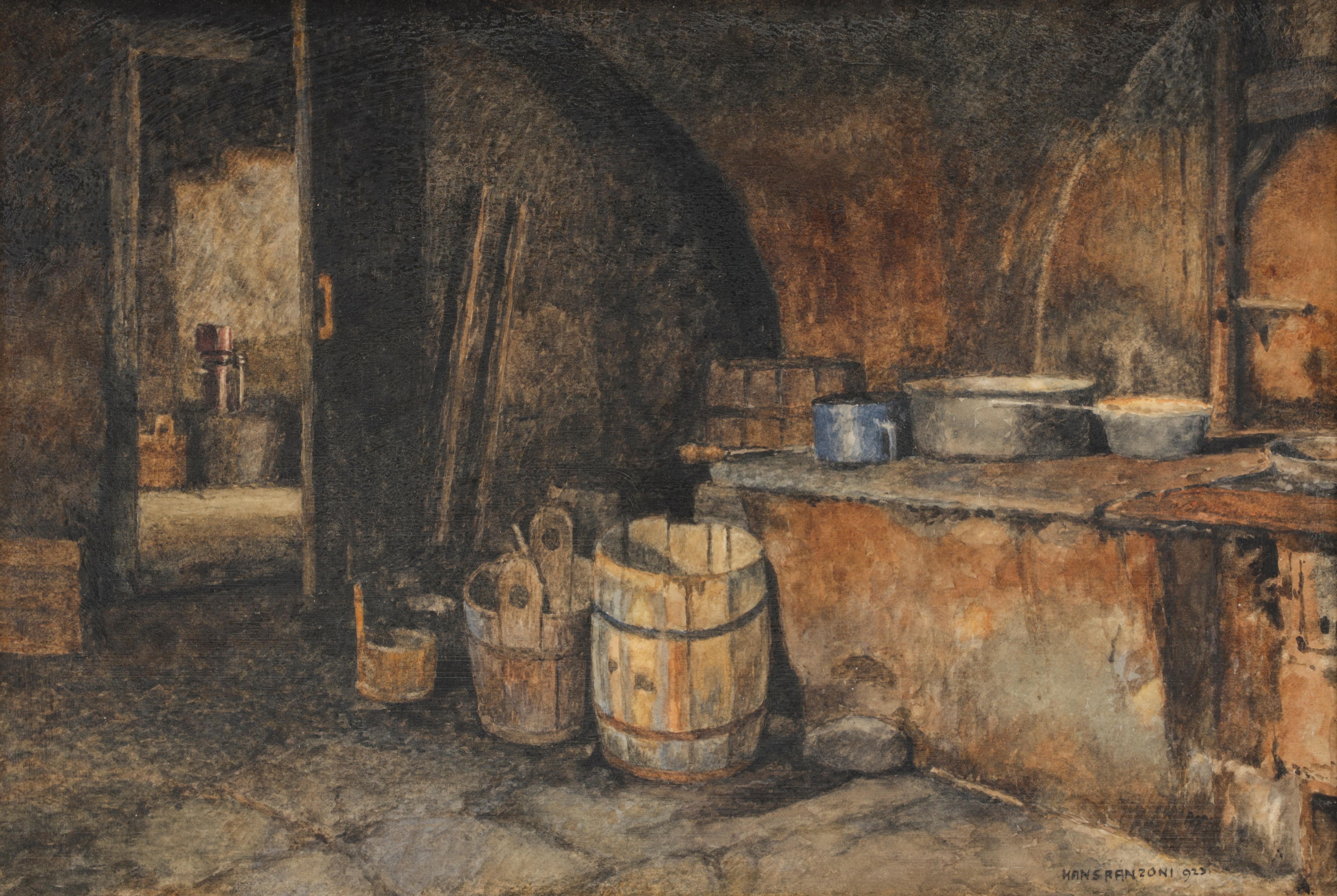 Hans Ranzoni I | Bäuerliches Interieur (1923) | MutualArt