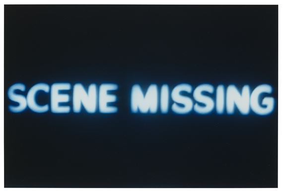 Scene Missing by John Waters, Executed in 2000