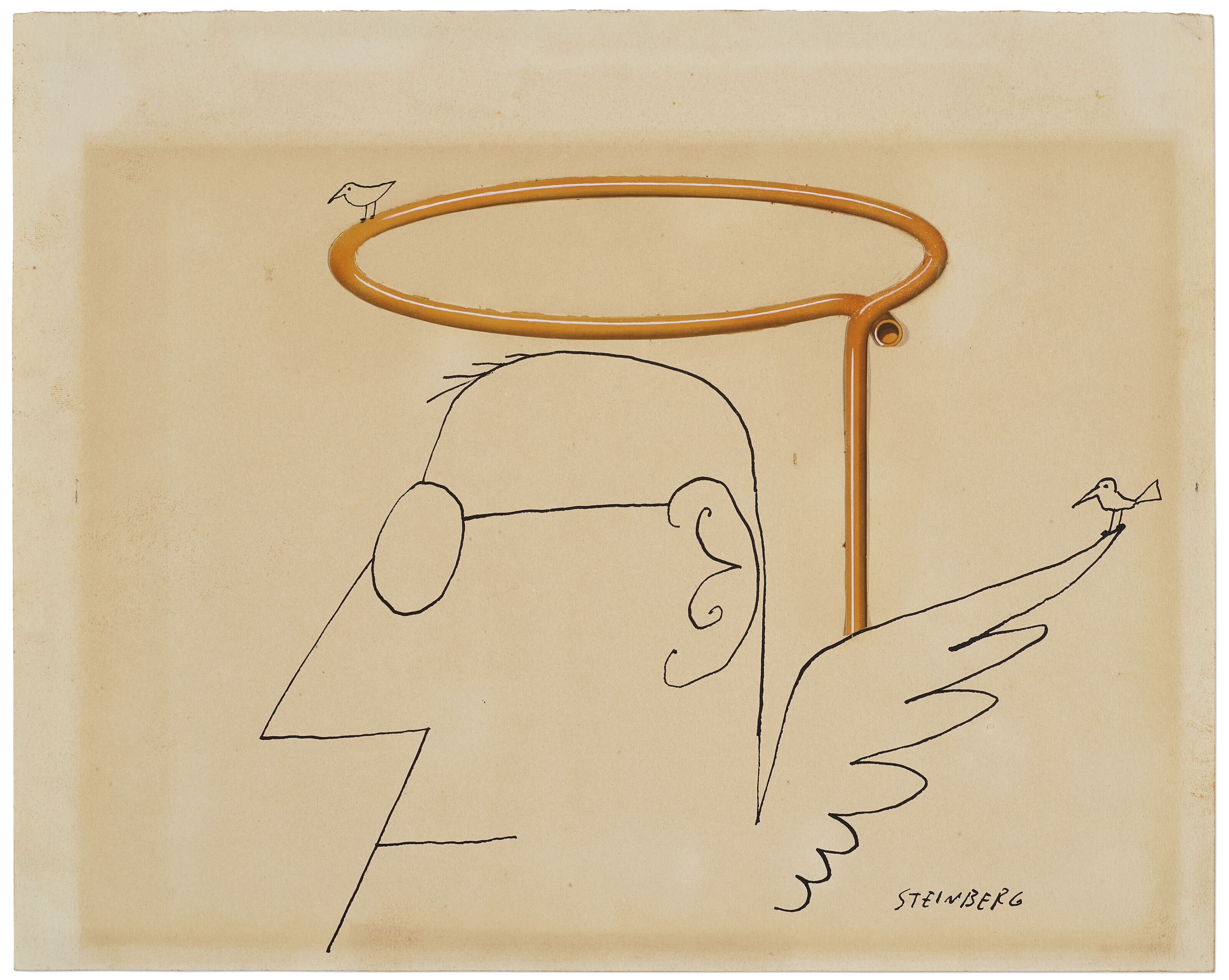Untitled by Saul Steinberg, Executed in 1956