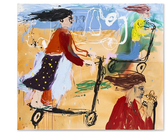 Scooter Gang by Cristina de Miguel, Executed in 2021