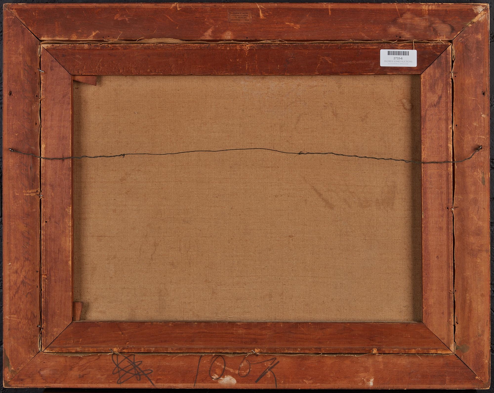 Artwork by James Goodwin McManus, Connecticut country landscape with old oak, 1912, Made of oil on canvas