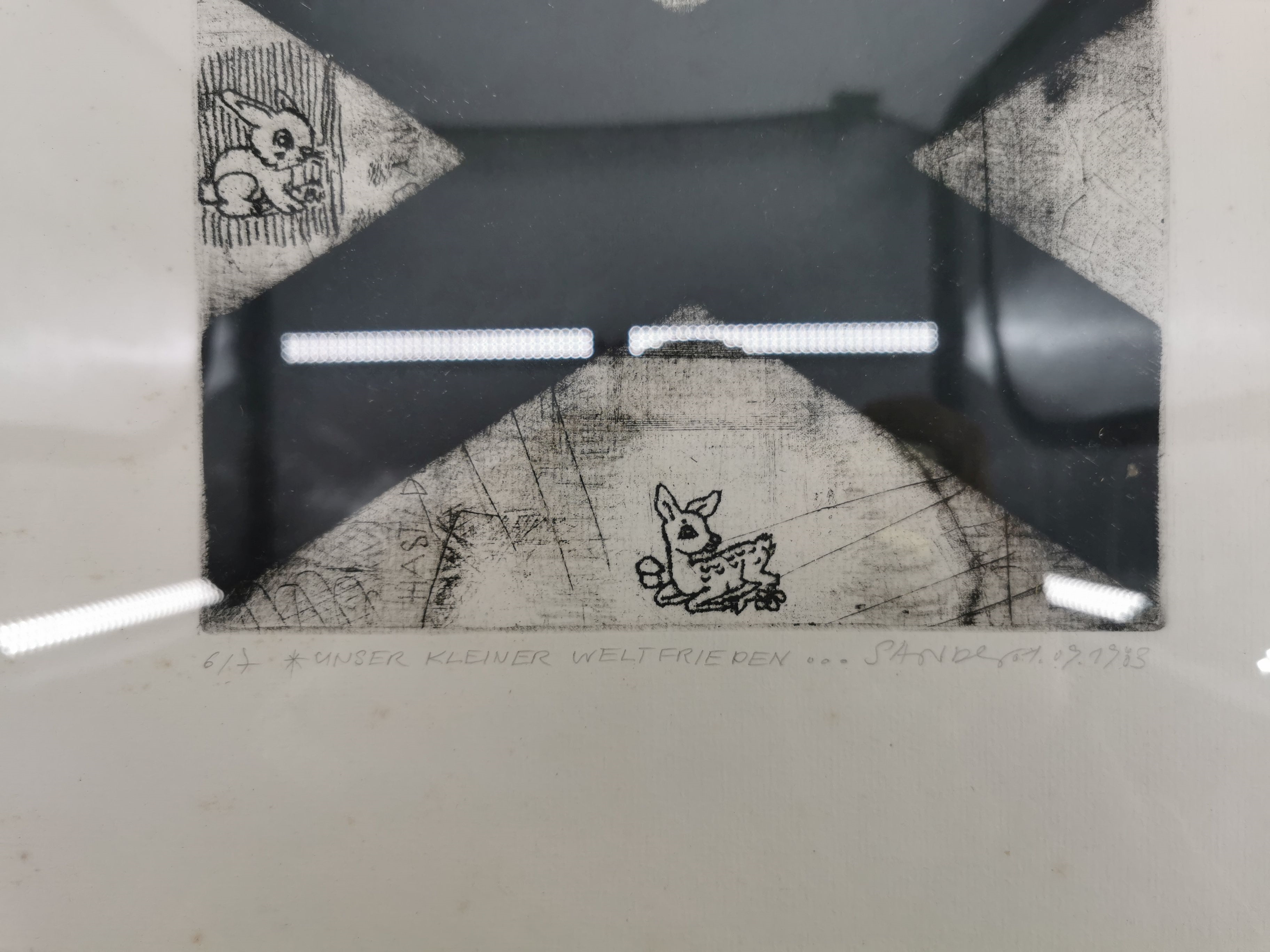 Artwork by Otto Sander Tischbein, OTTO SANDER TISCHBEIN - RADIERUNG, Made of Radierung