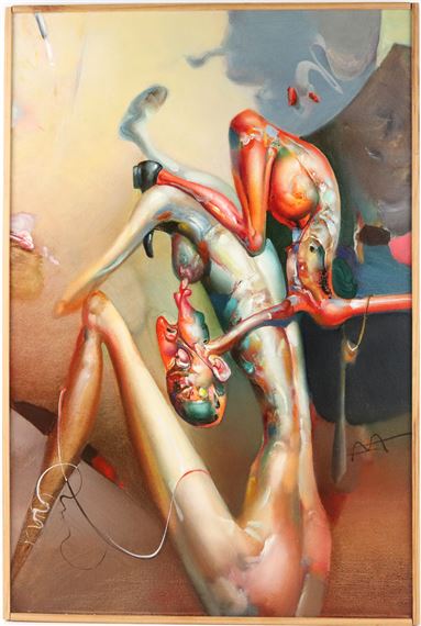 Antanas Adomaitis, Oil on Canvas, Grown Child