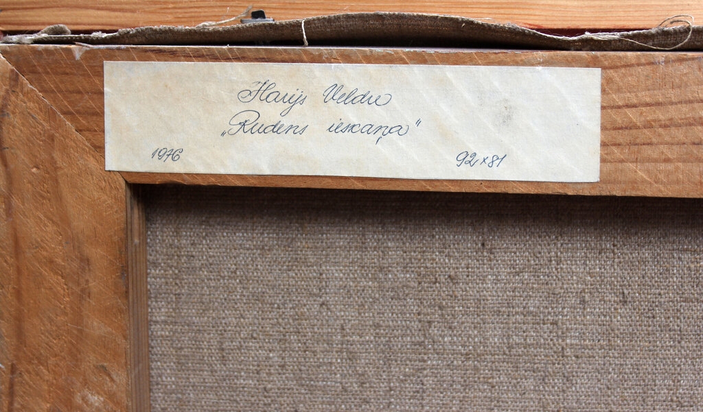 Artwork by Harijs Veldre, The sound of autumn, Made of Canvas, oil