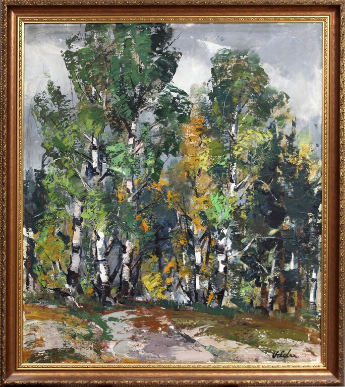 Artwork by Harijs Veldre, The sound of autumn, Made of Canvas, oil