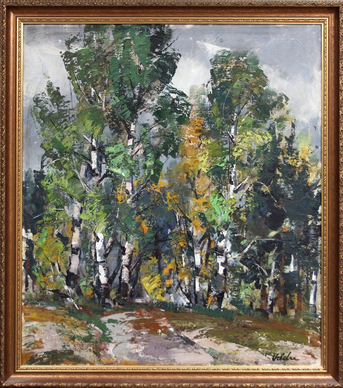 Artwork by Harijs Veldre, The sound of autumn, Made of Canvas, oil