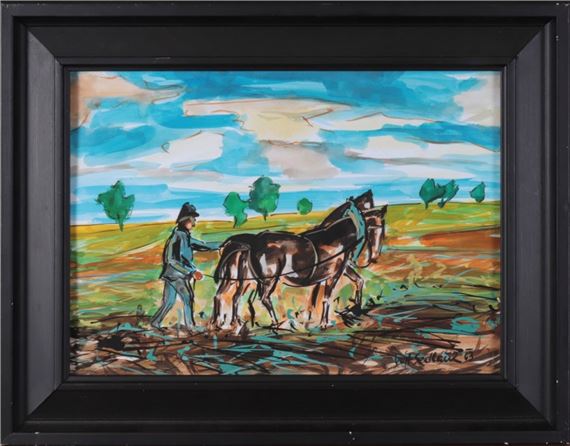 Oráč by Vojtěch Sedláček, 1963