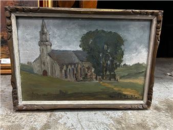 Marcel le DOARE (XXe siècle), Église bretonne,... - Lot 146 - Lucien Paris - Marcel Le Doare