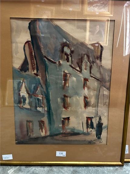 Vue de village - Willy Bindels