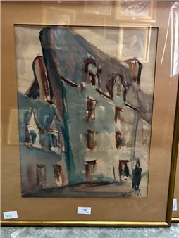 Vue de village - Willy Bindels