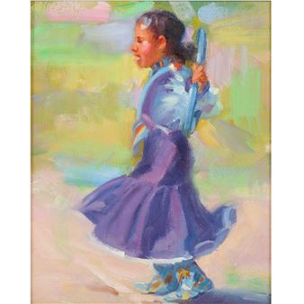 Purple Twirl - Betsey Nelson