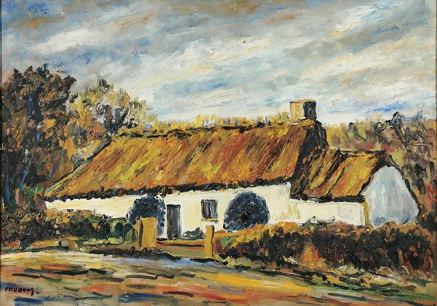 Georges Prud'Homme | Thatched cottage | MutualArt