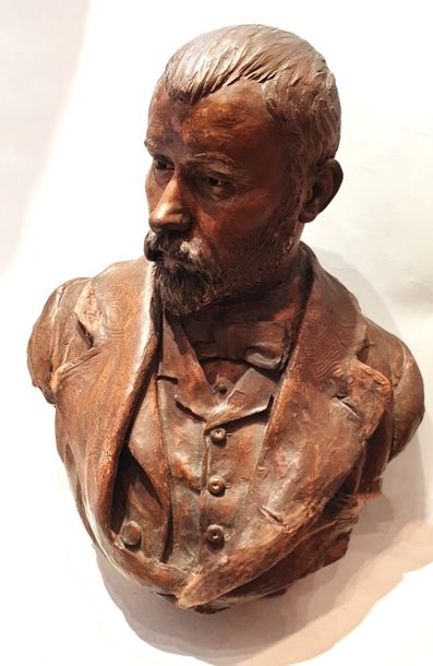 Artwork by Francisco Durrio, F Durieu / Paris 90, Made of ceramics