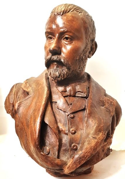 Artwork by Francisco Durrio, F Durieu / Paris 90, Made of ceramics