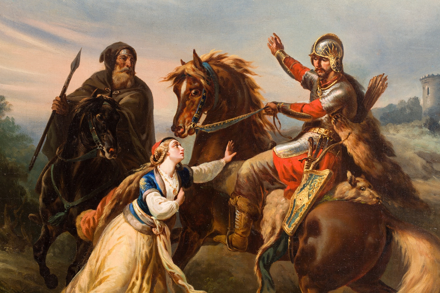 Feliks Sypniewski | Meeting of Alf and Aldona in the presence of Halban ...