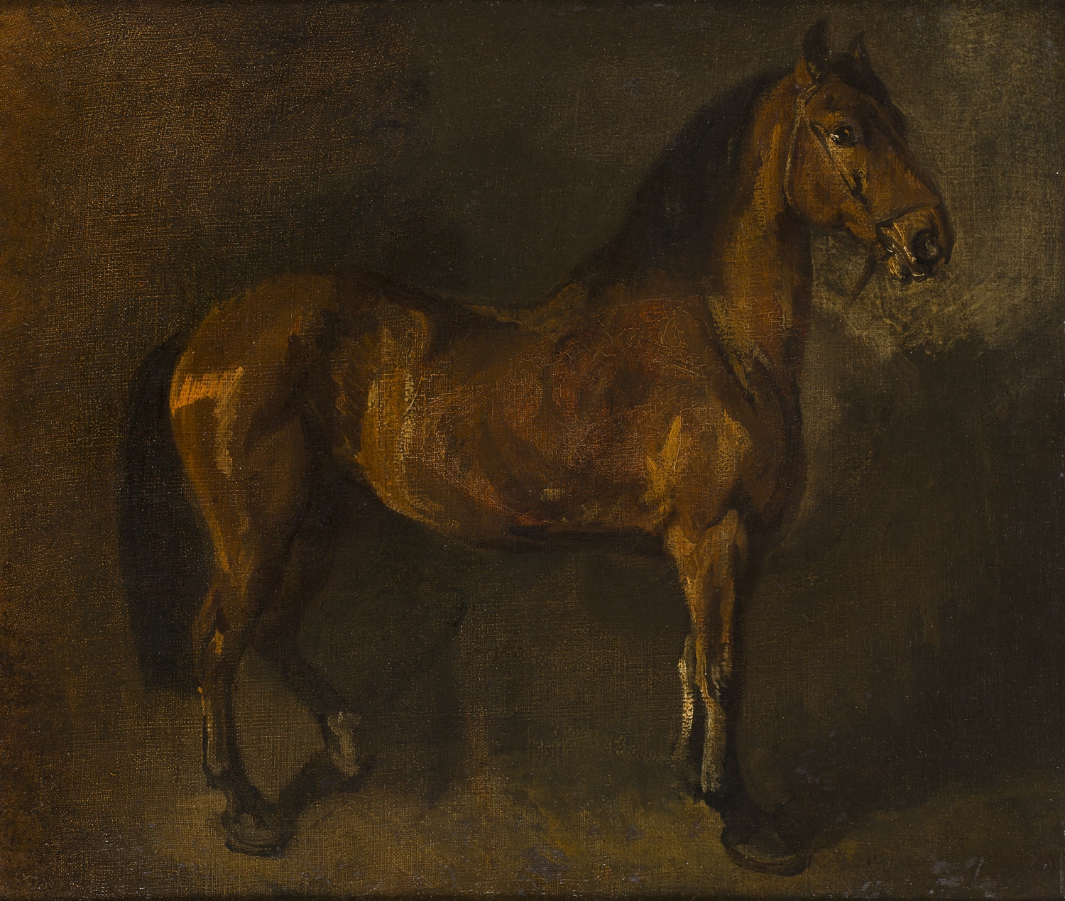 "Study of a horse" by Piotr Michałowski, circa 1840