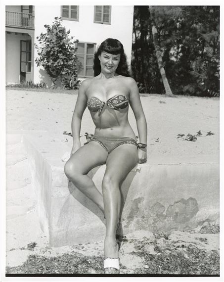 Original Photo Pin Up Estate BUNNY YEAGER 10 x 8 Inch