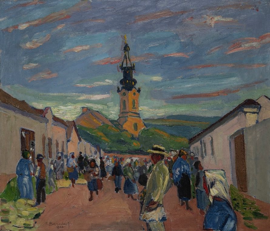 Artwork by Márton Barabás, Sunday Afternoon at Lippa