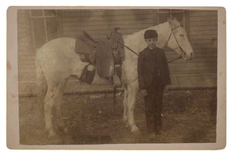 C. 1880 Earl Russell Saddle - C.M. Russell Rela. - Charles Marion Russell