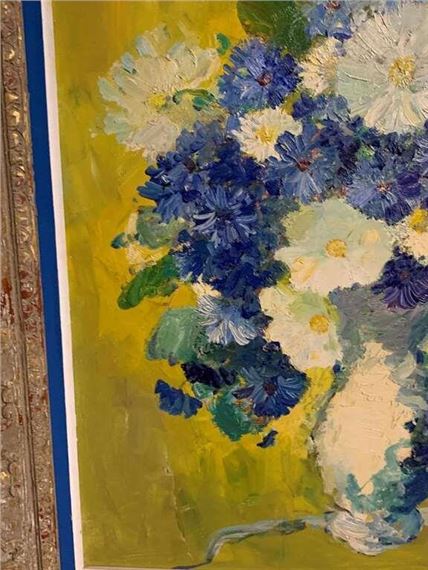 M. Rice | Signed M. Rice Oil On Canvas Flower Still Life | MutualArt