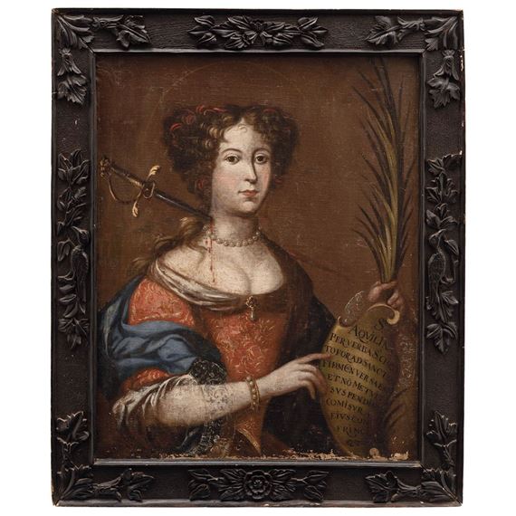 SANTA AQUILINA by South American School, 18th Century