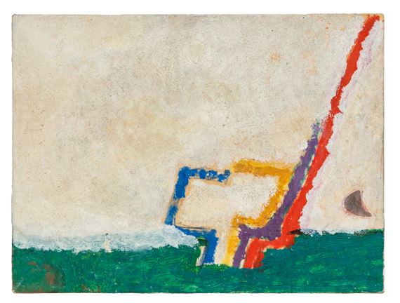 Fiore fantastico by Osvaldo Licini, 1955