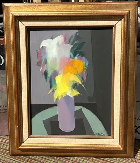 Freddy DEFOSSEZ (1932)
The Vase
Oil on canvas
Signed lower right
35 x 27.5 cm by Alfred Defossez