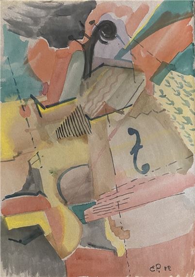 abstract composition - Yefim Moseyevich Royak