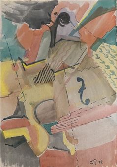 abstract composition - Yefim Moseyevich Royak
