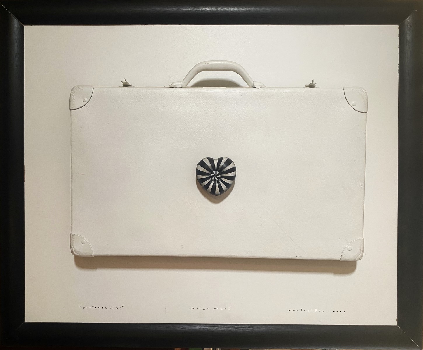 Artwork by Diego Masi, “Pertenencias”, 2005, Made of Acrylic and wood and