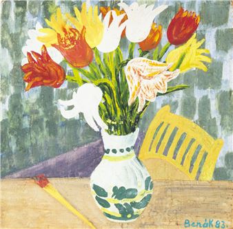 Still Life With Tulip (1983) - János Benák