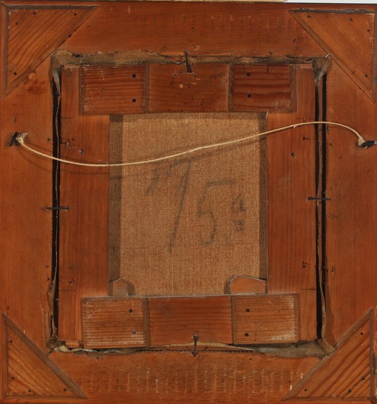 Artwork by Cilius Andersen, A pair of portraits of a man and a woman, Made of Oil on canvas and oil on cardboard