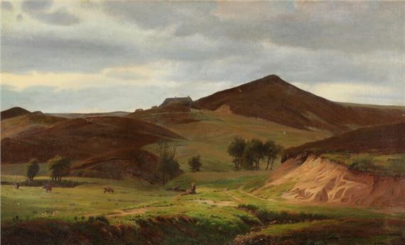 Fra Jydske Ås i Vendsyssel by Harald Frederik Foss, 1874