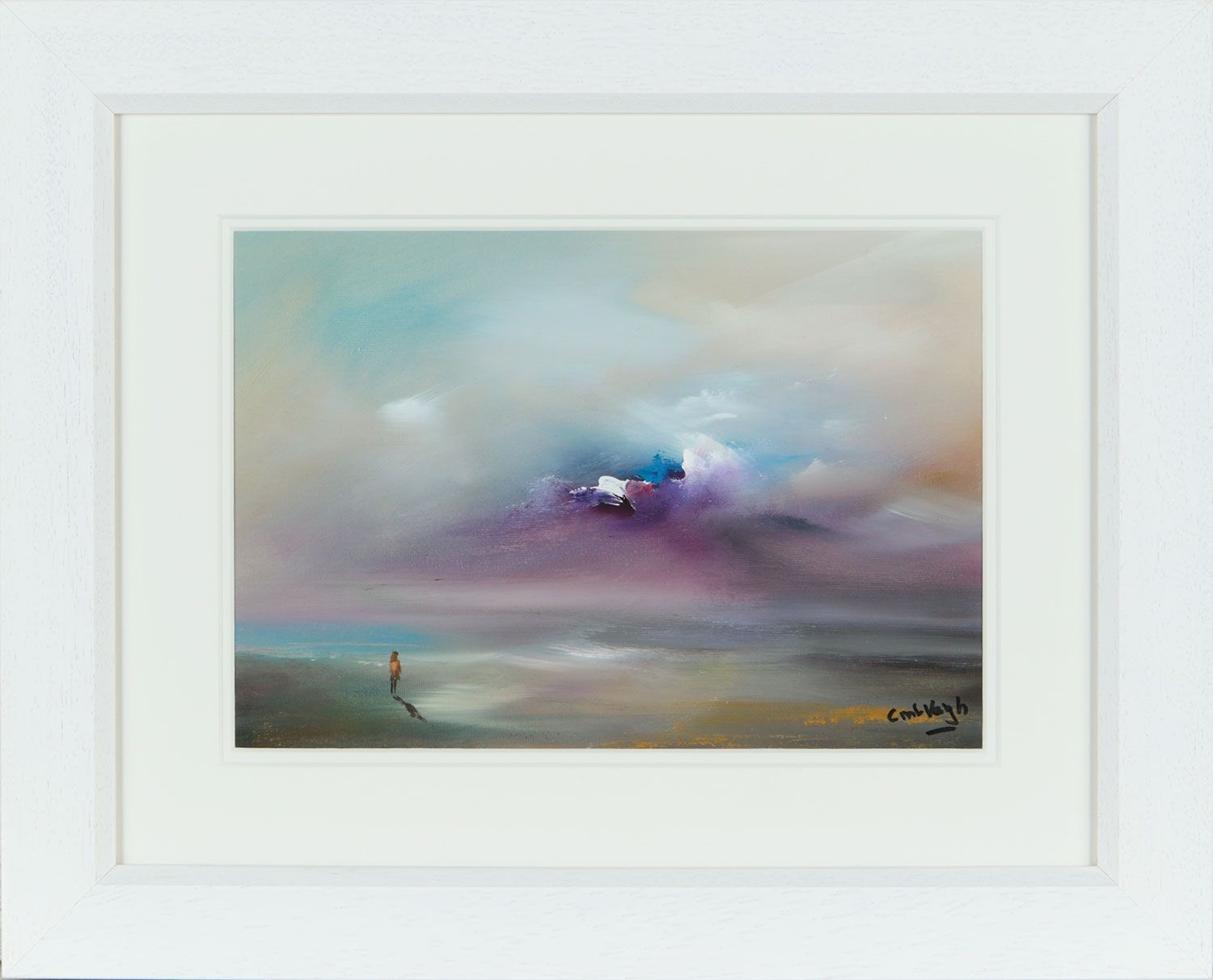 Artwork by Caroline McVeigh, LOOK TO THE SKY, Made of OIL ON BOARD