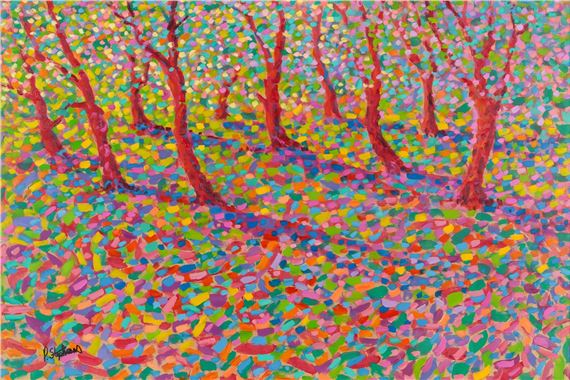 APPLE BLOSSOM ORCHARD by Paul Stephens