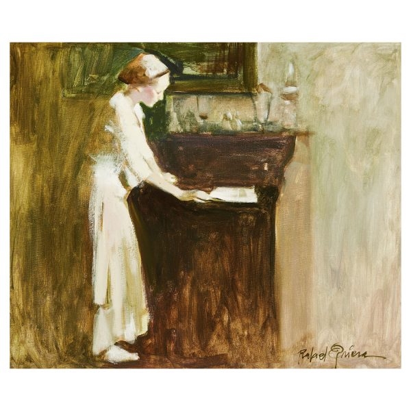 Artwork by Rafael Griera i Calderón, Interior, Made of oil on canvas