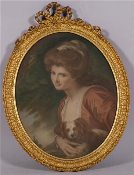 colour mezzotint after George Romney by George Romney