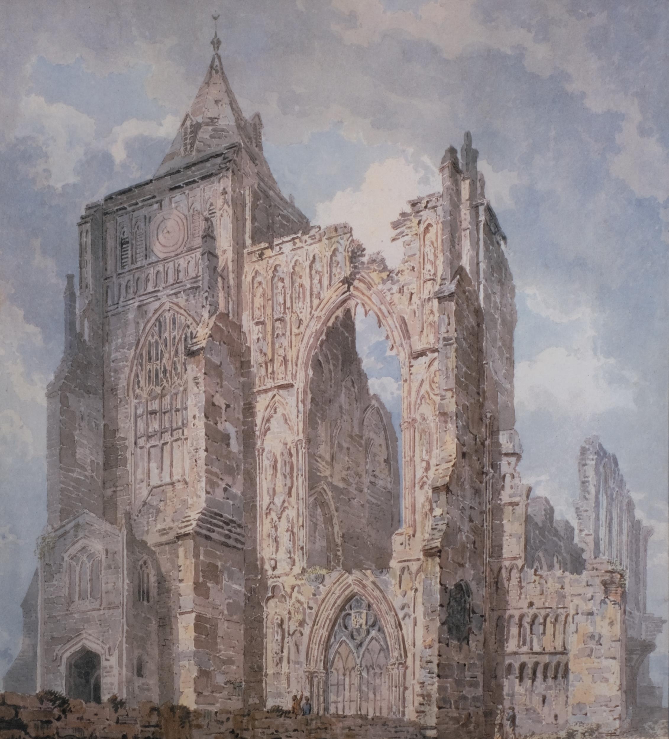 Crowland Abbey | 19th century watercolour (19th Century) | MutualArt