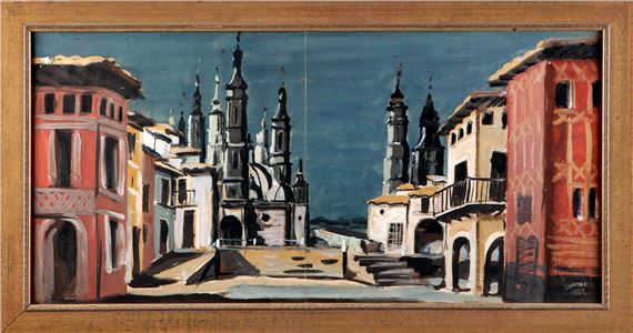 Architectural stage design by Sigfrido Burmann, 1959