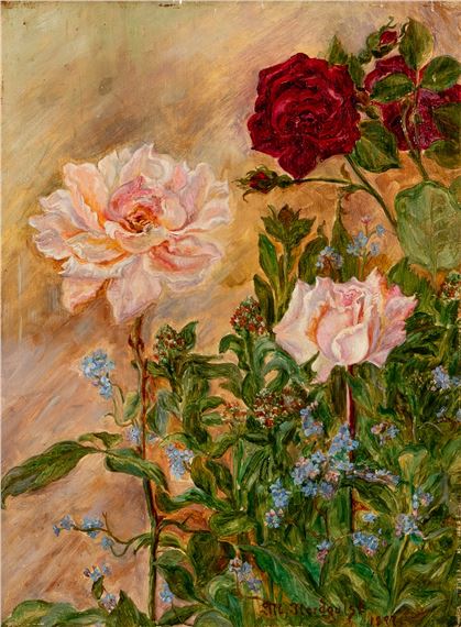 Still life with flowers - Marianne Nordqvist