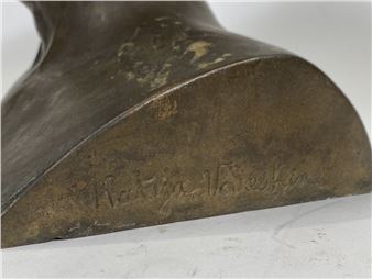 Buste d’homme en fonte de fer patinée - Katya Vareshine